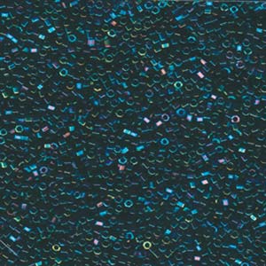 15/0 Delica Met Variegated -blue Iris Hex Cut/ 50 Gm - DBSC-0005