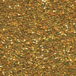 15/0 Delica Bright Gold -24 Kt Hex Cut/ 50 Gm - DBSC-0031