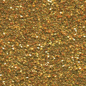 15/0 Delica Bright Gold -24 Kt Hex Cut/ 50 Gm - DBSC-0031
