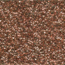 15/0 Delica Copper Lined -crystal Hex Cut/ 50 Gm - DBSC-0037
