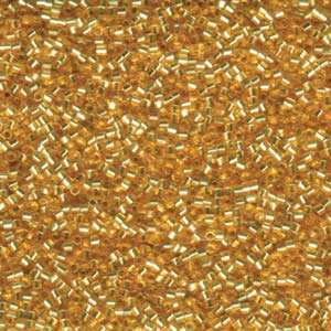 15/0 Delica S/l -gold Hex Cut/ 50 Gm - DBSC-0042