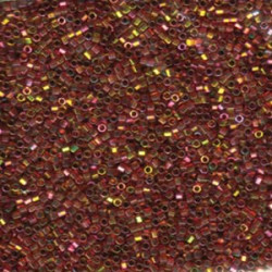 15/0 Delica Gold Red -luster Hex Cut/ 50 Gm - DBSC-0103