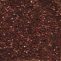 15/0 Delica Trans Red Mt Luster Hex Cut-50 Gm Bag - DBSC-0116