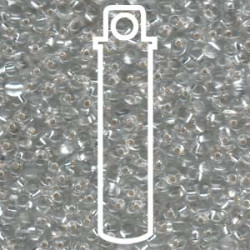 Miyuki Drop 3.4mm Trans S/l Clear - 25gm - DP-9001-TB