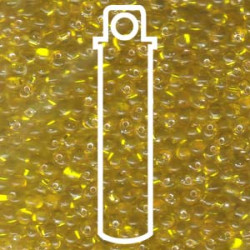 Miyuki Drop 3.4mm Trans S/l Yellow - 25gm - DP-9006-TB