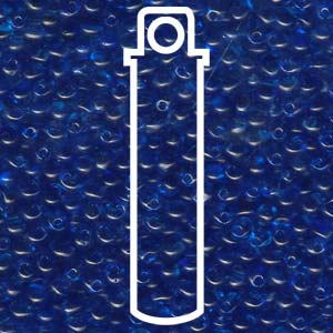Miyuki Drop 3.4mm Trans Blue - 25gm - DP-9150-TB