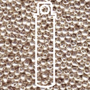 Miyuki Drop 3.4mm Galv Silver - 25gm - DP-9181-TB