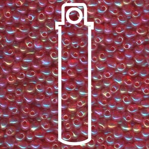 Miyuki Drop 3.4mm Trans Red Ab - 25gm - DP-9254-TB