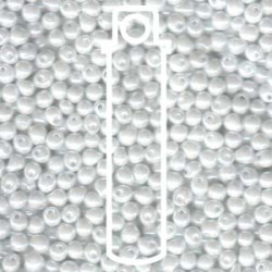 Miyuki Drop 3.4mm White Pearl - 25gm - DP-9420-TB