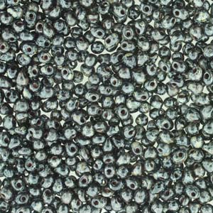 3.4 Mm Drop Picasso Smoky Black Matte-250 Gm/bg - DP-94511