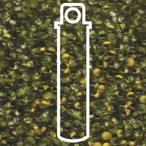 Miyuki Drop 3.4mm Apricot Lnd Chartreuse - 25gm - DP-9F27-TB