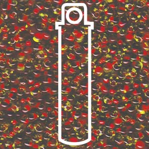 Miyuki Drop 3.4mm Red Lnd Chartreuse - 25gm - DP-9F28-TB
