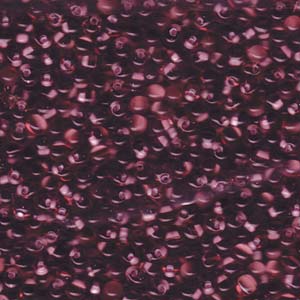 Drop 3.4mm Pink Lined Smoky Amy Miyuki 250 Gram Bag - DP-9F3