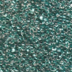 Drop 3.4mm Spkl Aqua Green Lined Crystal Miyuki 250 Gram Bag - DP-9F38