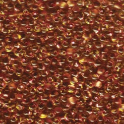 Drop 3.4mm Spkl Rose Lined Lt Topaz Miyuki 250 Gram Bag - DP-9F41