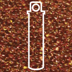 Miyuki Drop 3.4mm Spkl Rose Lnd Lt Topaz- 25gm - DP-9F41-TB