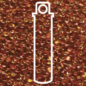 Miyuki Drop 3.4mm Spkl Rose Lnd Lt Topaz- 25gm - DP-9F41-TB