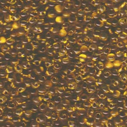 Drop 3.4mm Spkl Met Gold Lined Yellow Miyuki 250 Gram Bag - DP-9F43