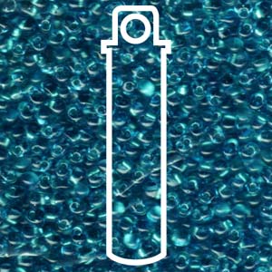Miyuki Drop 3.4mm Spkl Aqua Grn Aqua- 25gm - DP-9F46-TB