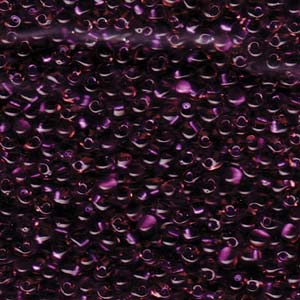 Drop 3.4mm Spkl Amethyst Lined Smoky Amy Miyuki 250 Gram Bag - DP-9F48