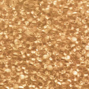 Drop 3.4mm Apricot Lined Crystal Miyuki 250 Gram Bag - DP-9F5