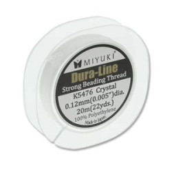 Miyuki Dura-line .012mm Crystal 20 Mtr Spool