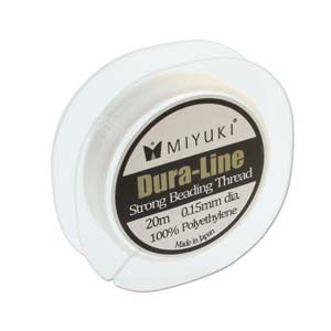 Miyuki Dura-line .015mm Crystal 20 Mtr Spool