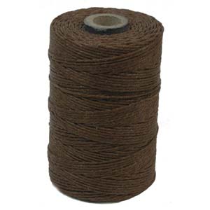 Irish Waxed Linen Wal Brn 4ply 50 Gm Aprox 100yds