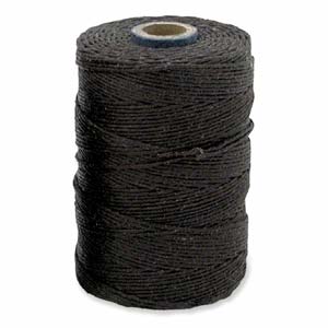 Irish Waxed Linen Dk Choc 4ply 50 Gm Aprox 100yds