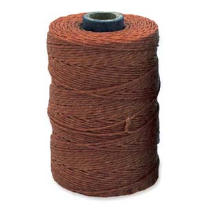 Irish Waxed Linen Dk Rust 4ply 50 Gm Aprox 100yds