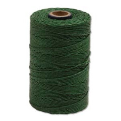Irish Waxed Linen Green 4ply 50 Gm Aprox 100yds