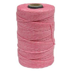 Irish Waxed Linen Light Rose 4ply 50 Gm Aprox 100yds