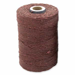 Irish Waxed Linen Maroon 4ply 50 Gm Aprox 100yds
