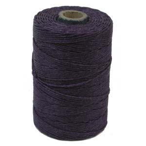 Irish Waxed Linen Plum 4ply 50 Gm Aprox 100yds
