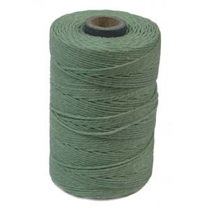 Irish Waxed Linen Sage 4ply 50 Gm Aprox 100yds