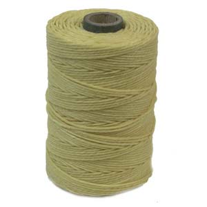 Irish Waxed Linen Ctry Yel 4ply 50 Gm Aprox 100yds