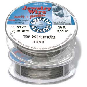Jewelry Wire .012 Clear 30 Ft Spl