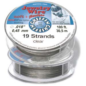 Jewelry Wire .018 Clear 100 Ft Spl