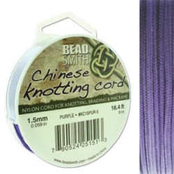 Knotting Cord 1.5mm 5 Meter Purple