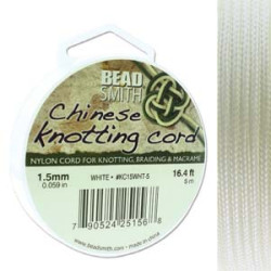 Knotting Cord 1.5mm 5 Meter White