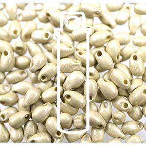 Long Drop 3 X 5.5mm Glav Silver Matt-apprx 25 Gm/tb - LDP-4201F-TB
