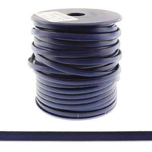 Flat Leather 5x1.5mm Elec Blue 20 Mtr/spl