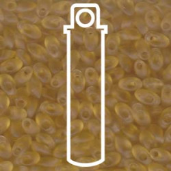 Long Magatama 4x7mm Matte Tr Lt Topaz-aprx 8.5gm - LMA-132F-TB
