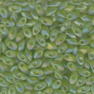 Long Magatama 4x7mm Mat Tr Chartreuse Ab-100gm - LMA-143FR
