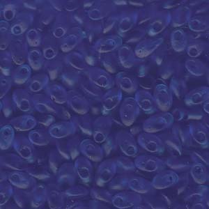 Long Magatama 4x7mm Matte Tr Sapphire-100gm - LMA-150F