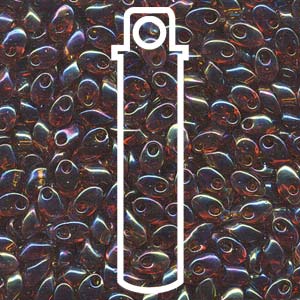Long Magatama 4x7mm Trans Topaz Ab-8.5 Gm/tb - LMA-257-TB