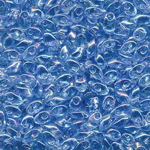 Long Magatama 4x7mm Pale Aqua Ab-100 Gm Bag - LMA-260