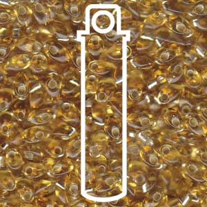 Long Magatama 4x7mm S/l Gold-aprx 8.5gm - LMA-3-TB