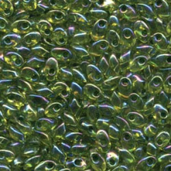 Long Magatama 4x7mm Green Lnd Chart Ab-100/gm - LMA-341