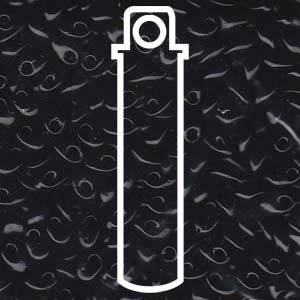 Long Magatama 4x7mm Black-aprx 8.5gm - LMA-401-TB